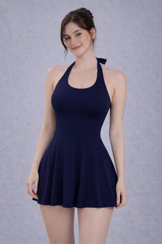 Image of Swimming Costume with Attached Tights | Beach Dress for Woman | Swimwear for Women | Gym Wear Women Set - Provides Secure Coverage & a Flattering Fit to Beach, Yoga & Sports, with Stylish Tie-Knot