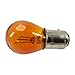 TorqueVance Auto Stop Light, 1016 Turn Signal Bulb, 1034, 1076, 1130, 1157 12v Light Bulb Auto Car Brake Stop Signal Turn Tail Lamp S8 Lot, 4Pcs (Amber)