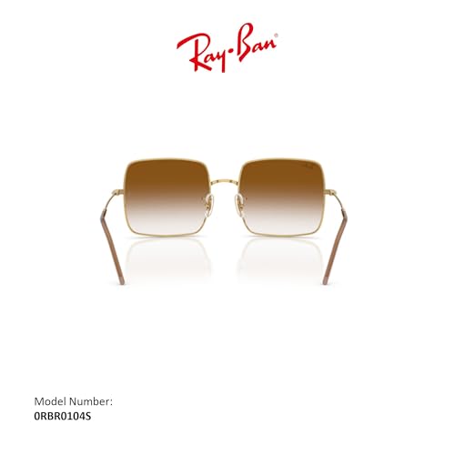 Image of Ray-Ban Sunglasses for Women - 0RBR0104S Square Reversed | Ray-Ban Sunglasses - Non-Polarized Lenses, Metal Frame Designer Sunglasses Womens