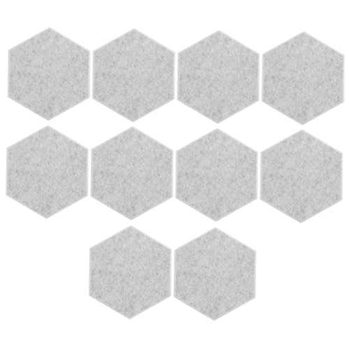 Levemolo 10 piezas Paneles Acústicos Hexagonales Absorbentes para Pared con Aislamiento Decorativo para Estudio en Casa miniatura 6