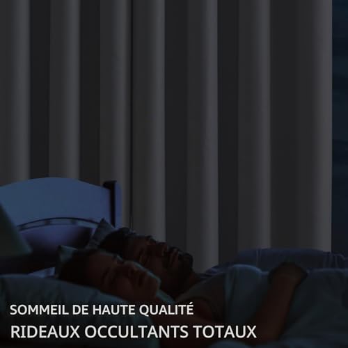 Rideaux isolant anti froid anti chaud MRTREES 140x200 cm opaque de qualité
