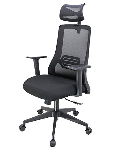 Cadeira Escritório Ergonômica Estocolmo Preta Conforsit