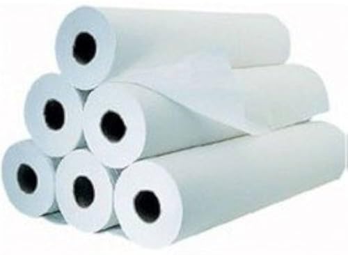 Rollo Papel Camilla 2 capas Tissue Lisa, precorte a 2 metros 60 cm 70 mts 1.75 kg (6)