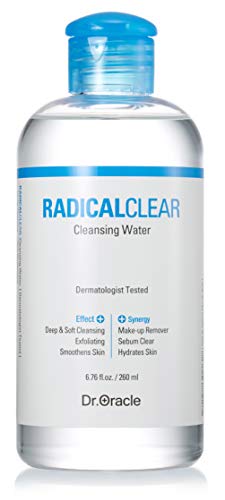 Cleansing Water, Face Wash Korean Beauty, Facial Cleanse, Makeup Remover For All Skin Types, Dermatologist Tested, Radicalclear By Dr.oracle #TOP16