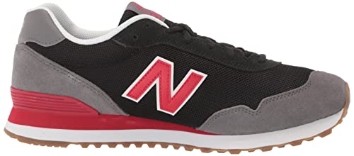 New Balance Men's 515 V3 Sneaker, Black/Team Red, 10.5 #TOP5