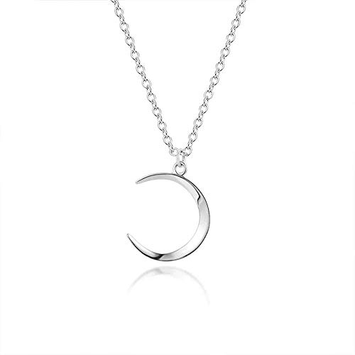 Collier de lune brillant ZXLIHS, l'excellence de l'argent S925 en chaîne de clavicule