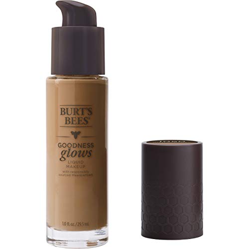 Burt's Bees Goodness Glows Liquid Makeup, Rich Caramel - 1.0 Ounce #TOP19