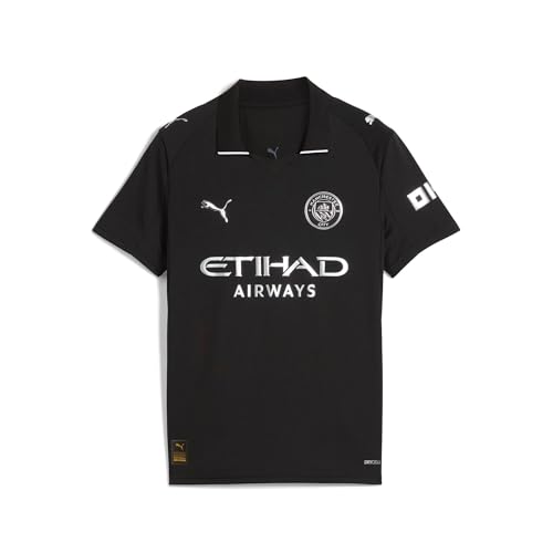 PUMA Manchester City FC Maillot extérieur pour Enfants 25/26, Noir (Black), 164