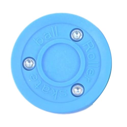 JISADER Ice Hockey Puck Training Sports Roller Skate Hockey Practice Biscuit Puck Stable Control Premium Material Suitable for Kids Adults Gift, Blue