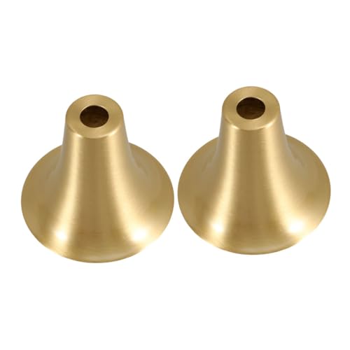 Gatuida 2 Portalámparas Estilo Trompeta Con Cubierta Para Base De Luz - Portalámparas De Latón Con Forma De Trompeta - Luminaria Decorativa Para Múltiples Escenas