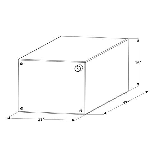 Image of Icon 12456 Fresh Water Tank, WT2456, 47x16x21, 63 Gal., Tank Only