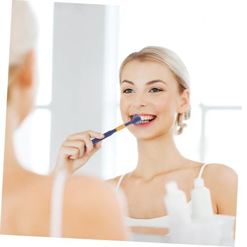 SAFIGLE 4 Stück Seitige Zahnbürsten für Erwachsene Weiche Borsten Ergonomischer Griff Sanfte Zahnpflege für Zuhause und Reisen für Tägliche Anwendung – Bild 5