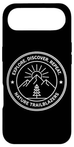 Explore Discover Repeat Mountain Nature Trailblazers �G���u���� �X�}�z�P�[�X iPhone Air �p