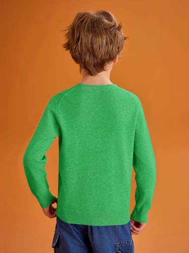 Suéter de uniforme escolar transpirable de cuello en V para niños activos 5