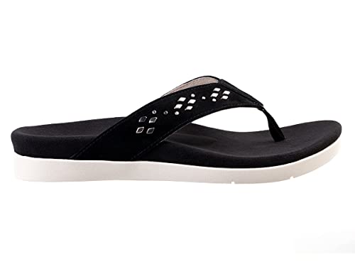 Sandales Laguna Stud Slide Spenco femme noir 35.5