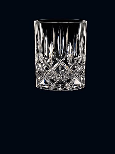 Nachtmann Noblesse Collection Whiskey Glass, Set of 4 Crystal Clear Glasses, 4-Inch Tumbler for Scotch, Cocktail, Liquor, or Bourbon, 10-Ounce, dishwasher safe
