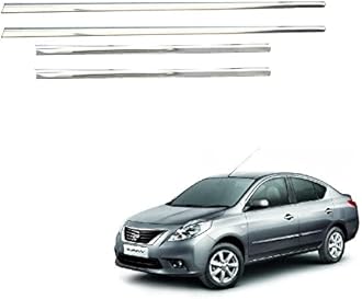 Car Lower Window Garnish Chrome Stainless Steel Suitable for Nissan Sunny