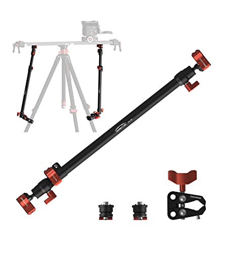Image of IFOOTAGE Slider Support Arm with Super C Clamp,32inch Large Magic Arm,for Camera Tripod & Monopod,Shark Slider Nano 2,Detachable Structure(One Pcs)