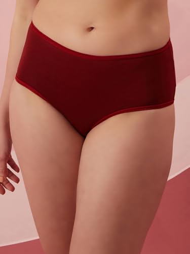 Image of Clovia Women Cotton Hipster Panty- High-Waist