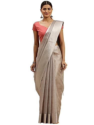 Image of AKHILAM Women's Casual Fancy net Solid Saree with Unstitched Blouse Piece(NIYATI44 M Parent)