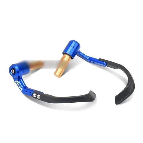 Levier frein TMAX 560 protection antichoc pour guidon moto bleu