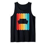 Diseño de silueta con estilo retro envejecido
