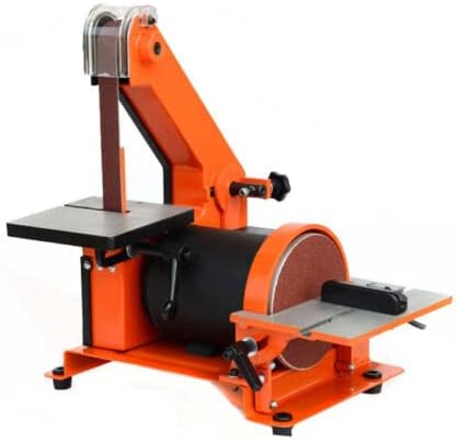 350W Benchtop Belt Sander Disc Sander Polishing Grinding Machine Grinder 220V