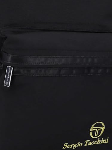 Sergio Tacchini Men's Geo Backpack, Black, One Size4