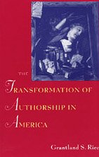 Hardcover The Transformation of Authorship in America Book