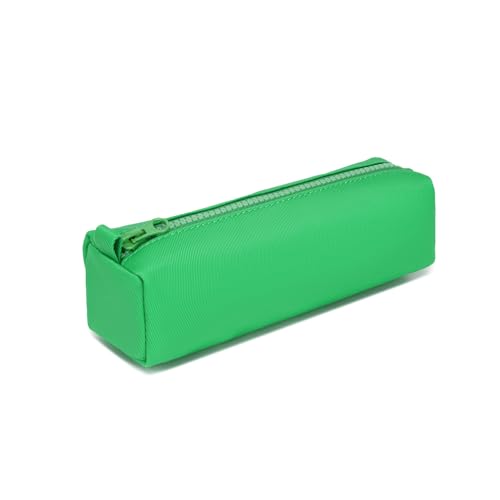 Image of Pencil Case Lightweight and Durable Ideal Pencil Pouch for School and Office Supplies (Grass Green,Oxford)
