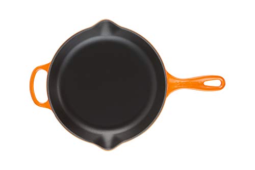 Skillet Redonda com alça Signature 26cm, Laranja, Ferro Fundido, Le Creuset