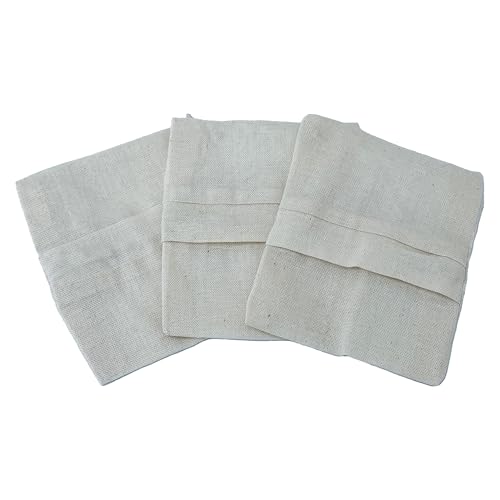 Salveo Soap Nuts Laundry Cotton Wash Bags with Strings Multi Pack (Pack of 10)