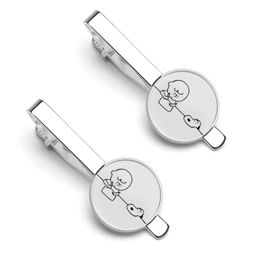 ネクタイピン 2枚セット スヌーピー (8) タイピン メンズ おしゃれ 結婚式 日常仕事 ビジネス 冠婚 葬祭 アクセサリー プレゼント