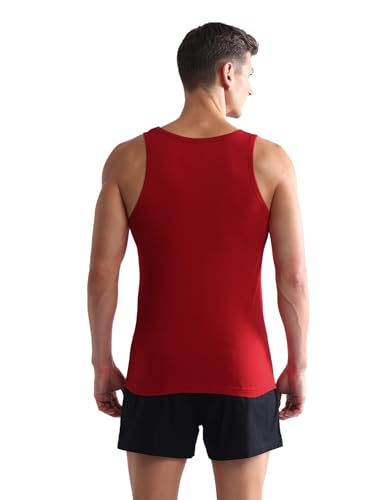 Image of U.S. Polo ASSN. Mens OEV03 Solid Cotton Vest - Pack of 2