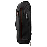 Glomc Funda ligera de la mochila de la trompeta del paño de Oxford para el transporte fácil y la protección de instrumentos de latón negro