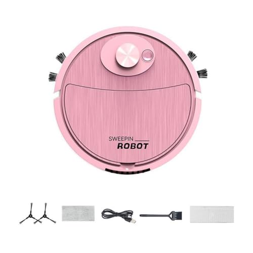 Uikdjgu Robot de Barrido USB Aspirador Trapeador Barrido de Limpieza de Arrastre InaláMbrico Inteligente para el Hogar Oficina-C