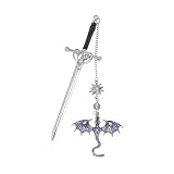 Segnalibro Personalizzato,Drago Segnalibro Gotico in Metallo Ispirato 15 cm in Lega Fantasy per Amanti dei Libri Lettori Studenti e Insegnanti