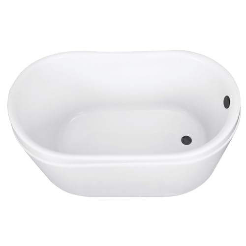 Kingston Brass Aqua Eden Freestanding Oval Bathtub