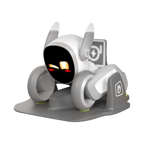 Loona Robot Mascota Inteligente con IA ChatGPT-4o, Control por Voz y Gestos, Interacción en Tiempo Real, Juguete Robótico para Niños y Monitoreo del Hogar – Incluye Base de Carga