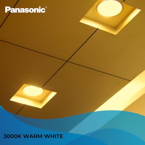Panasonic 9 Watt LED Concealed Downlighter, LED Recessed Downlight, 85mm Cut Out, BIS & ROHS Certified, 4KV Surge Protection, Warm White Light (PDLM34093)