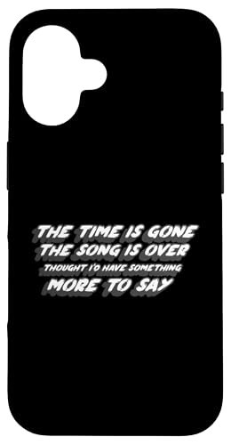 The Time Is Gone The Song Is Over | Dark Side of Pink �X�}�z�P�[�X iPhone 16 �p