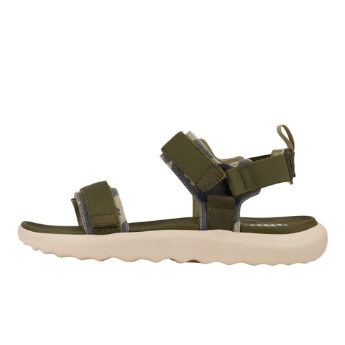 HEYDUDE Men's Carson Sandal Green Camo