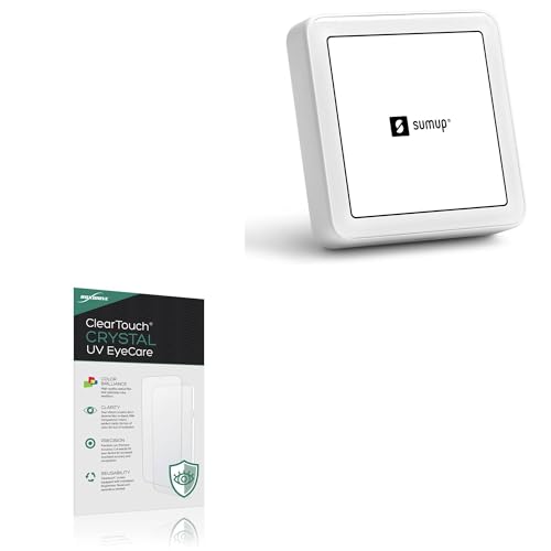 BoxWave Screen Protector Compatible With SumUp Solo - ClearTouch Crystal Anti-UV EyeCare (2-Pack), Filters out Harmful Blue Light Reduce Fatigue