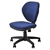 Officecom WORKS-CHAIR-NV Office Chair, Desk Chair, Compact, Elbowless, Navy