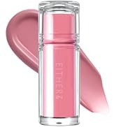 EITHER&amp; Dewy Syrup Tint 02 – Tokyo Blossom | Vibrant &amp; Fresh Color Lip Tint, All-Day Juicy Glow, ...