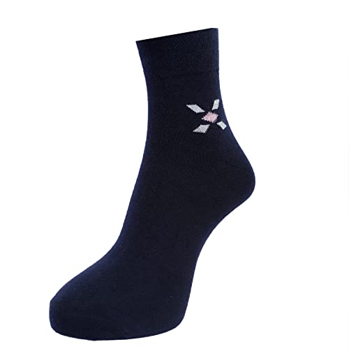 Image of Dollar Socks for Men Solid Ankle Length Cotton Socks, Free Size (Multicoloured)