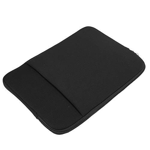 03 Sacoche Ordinateur d'entreprise, Sac brossé Sac PC Noir/Gris, Ordinateur Portable Ultra-Fin 11 Pouces pour Ordinateur Portable(Black)