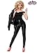 Women's Deluxe Sandra Dee Bad Sandy Grease Costume | Adult Halloween Outfit with Top, Pants, and Belt Small Bundle