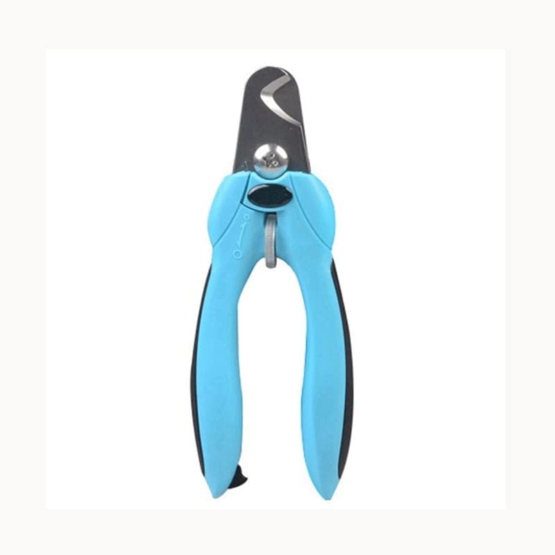 Cortaúñas Profesional for Perros y Gatos, Cortador de Acero Inoxidable, Tijeras for el Cuidado de Mascotas, cortaúñas for Garras de Mascotas, Suministros for Perros Cortauñas (Color : BLU)