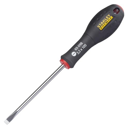 Image of STANLEY 0-65-098 FATMAX SCREWDRIVER FLARED 5.5 X 100MM